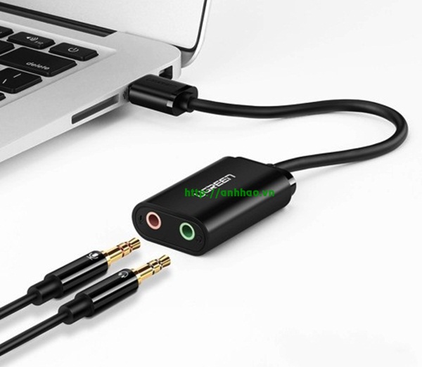 Cáp chuyển USB to Sound Ugreen 30724 chính hãng